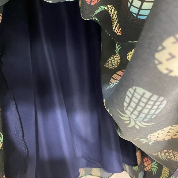 - Anthropologie Hutch Pineapple Print dress size 2 - Picture 3 of 10